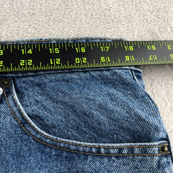 Full Blue Mens Jeans 38x30 Relaxed Fit Straight Leg Blue Denim Cotton Casual - Picture 5 of 16